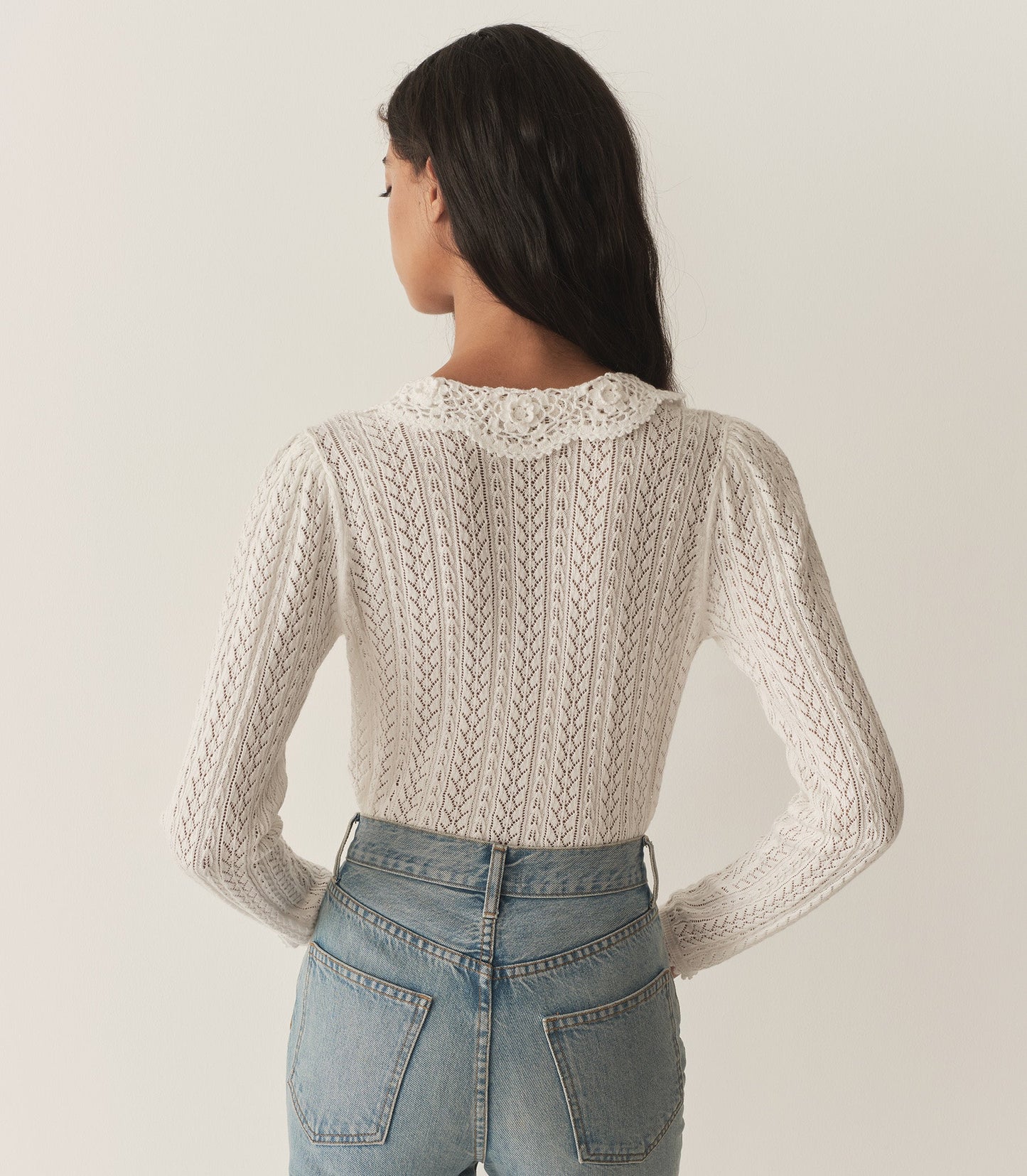 DÔEN Women Martina Cardigan - Pale Lily