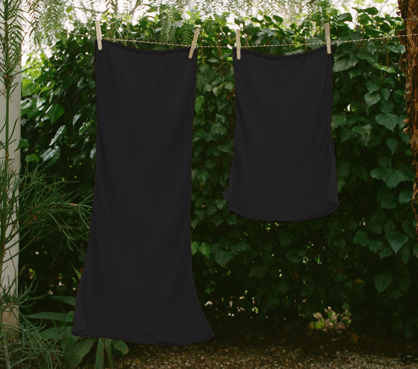 DÔEN Women Mini Skirt Slip - Black