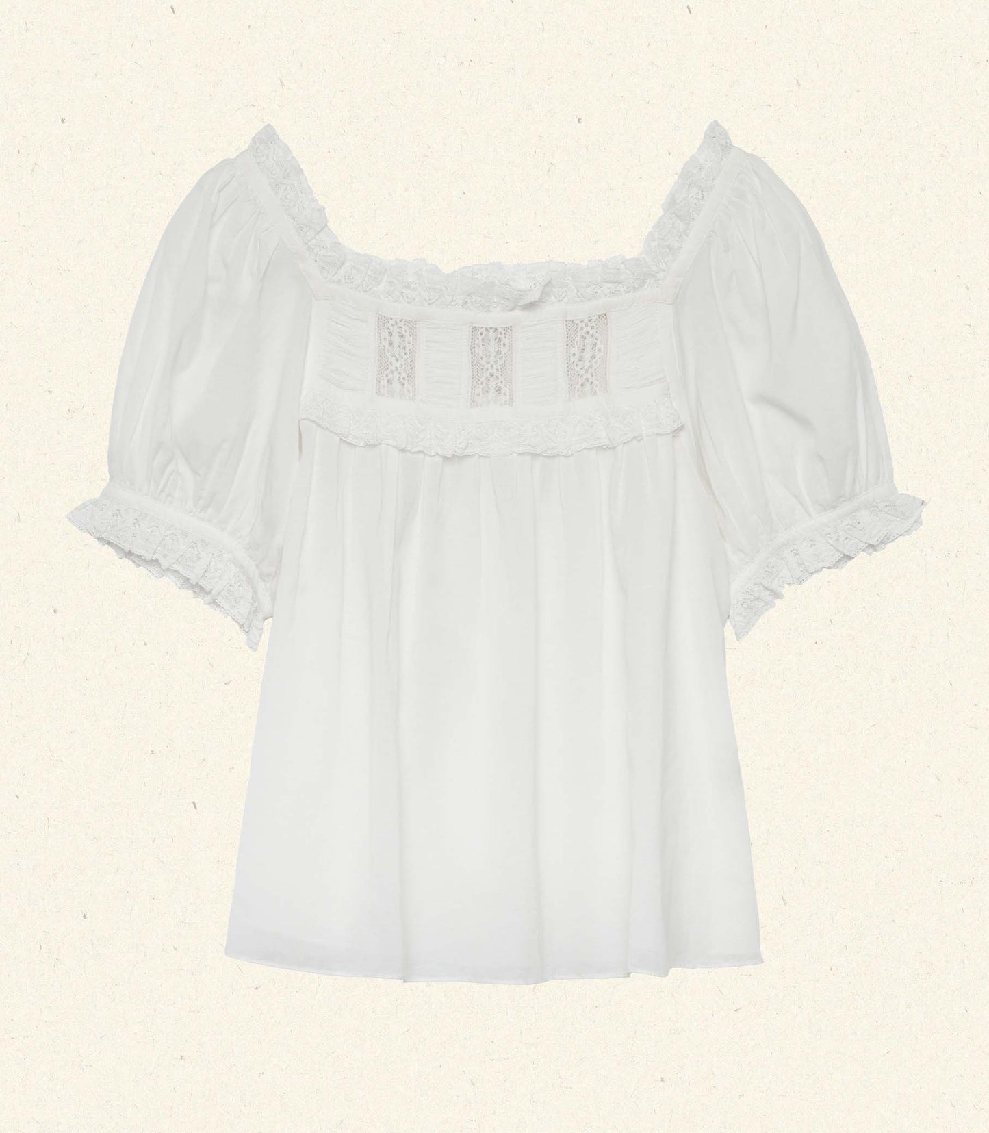 DÔEN Women Frances Top - Salt Lace