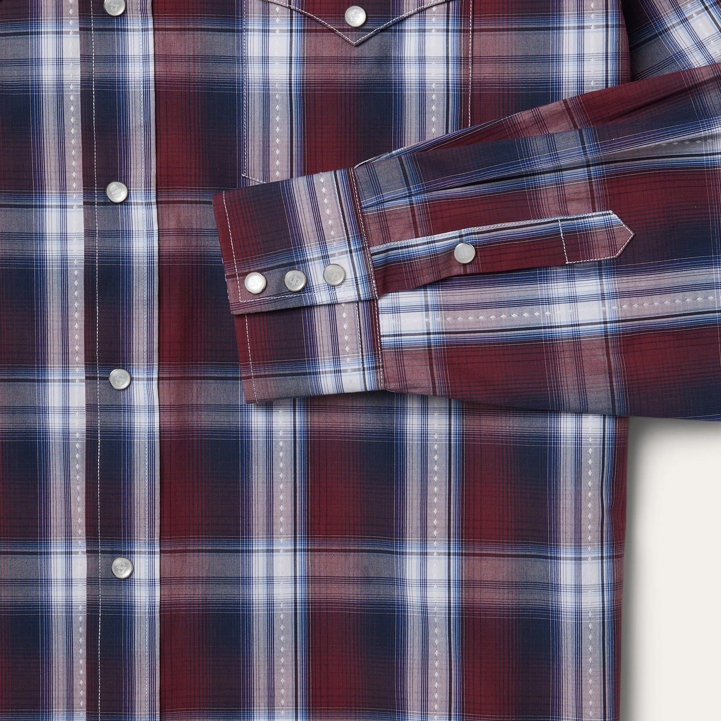 Stetson Good Luck Plaid Western Shirt