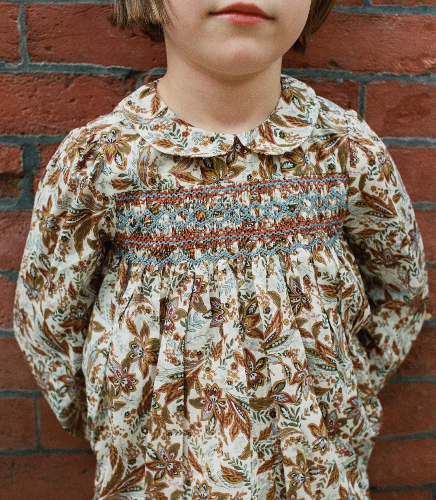 DÔEN Kids Letty Dress - Blanc Narcissus Floral