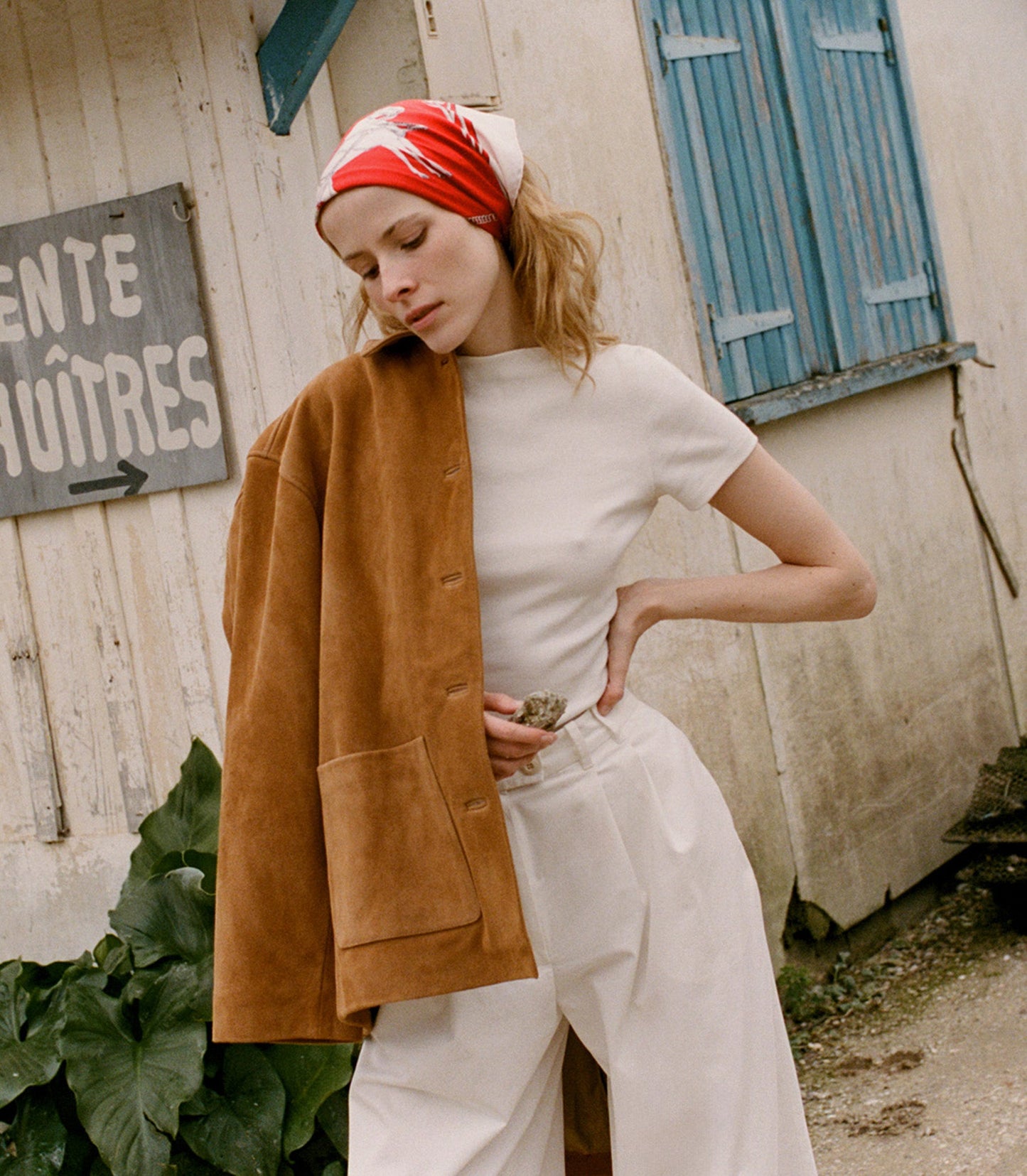 DÔEN Women Nolan Suede Jacket - Wild Chicory