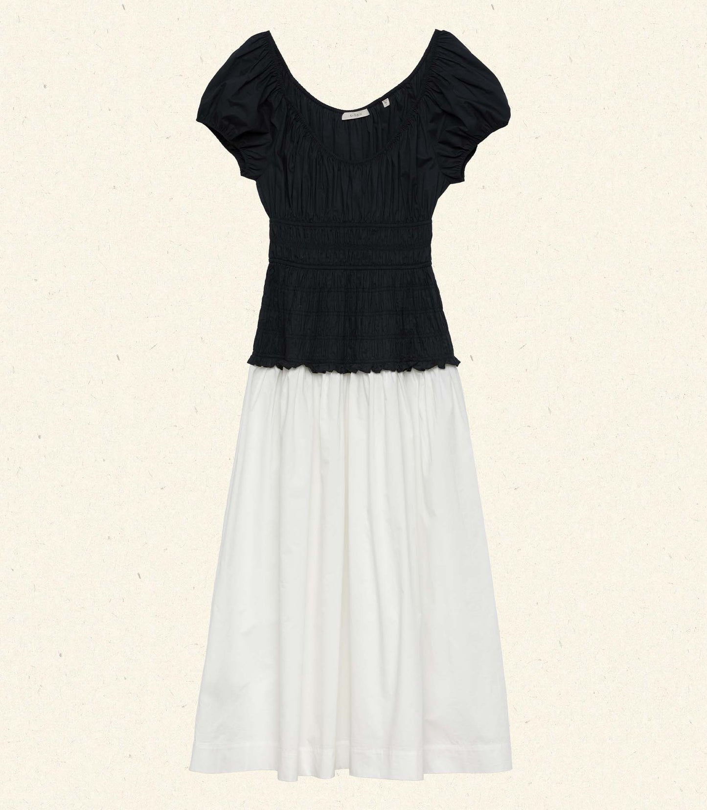 DÔEN Women Enya Dress - Black And Salt
