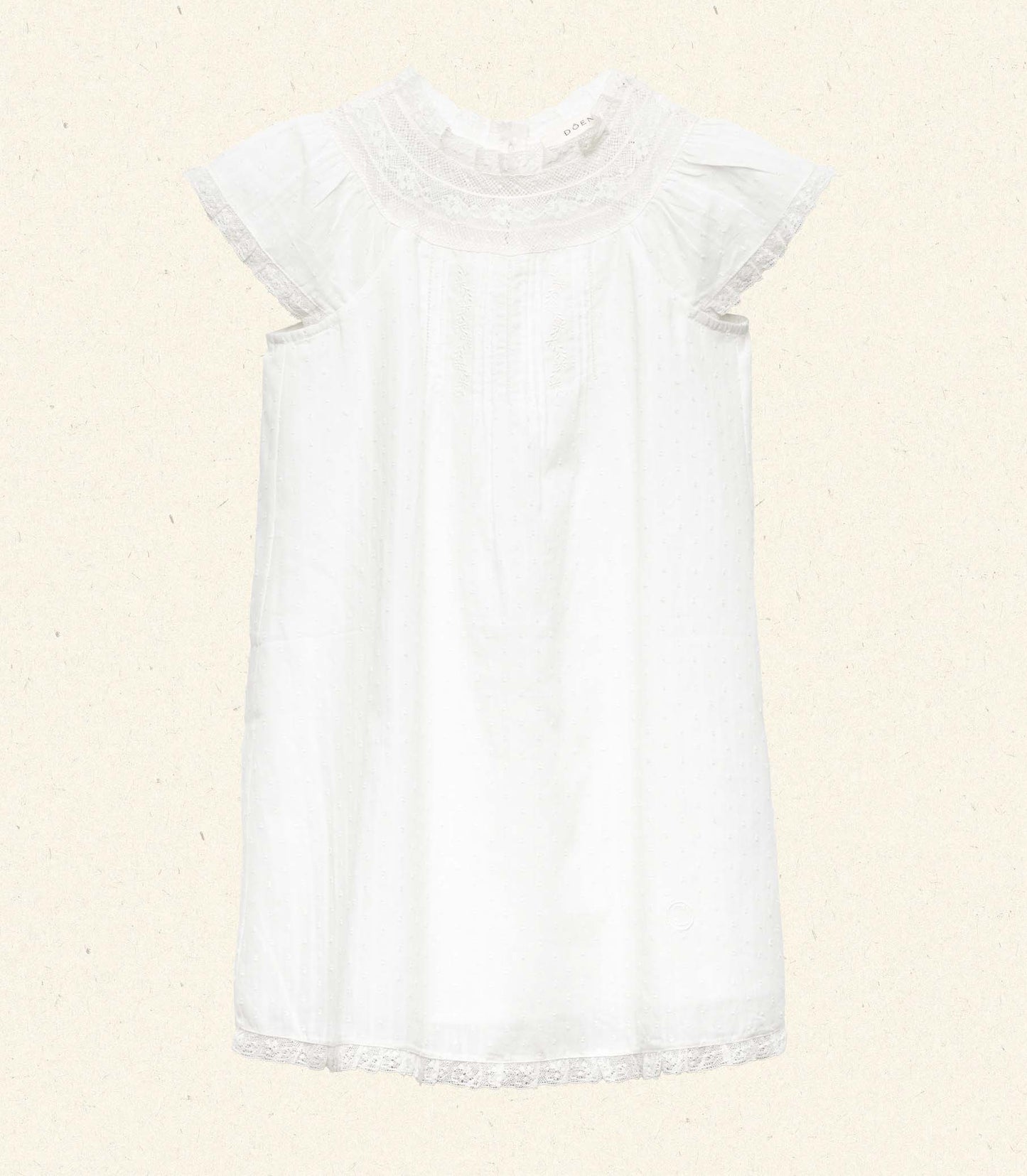 DÔEN Kids Lisi Dress - Salt