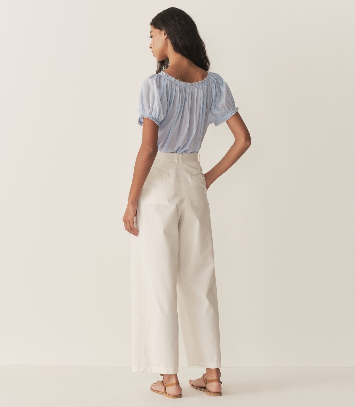 DÔEN Women Frederica Top - Icy Blue