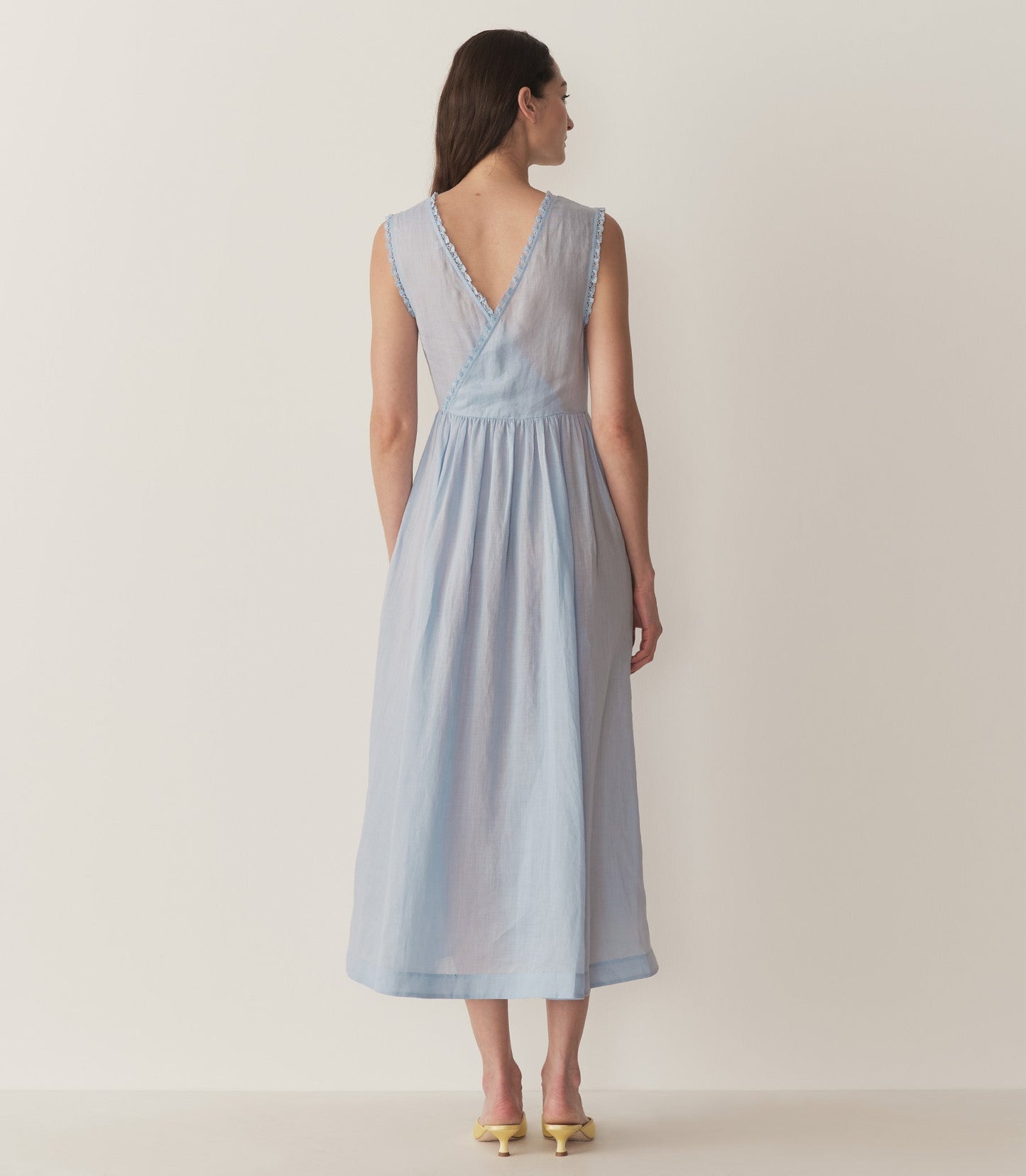 DÔEN Women Victoria Dress - Icy Blue