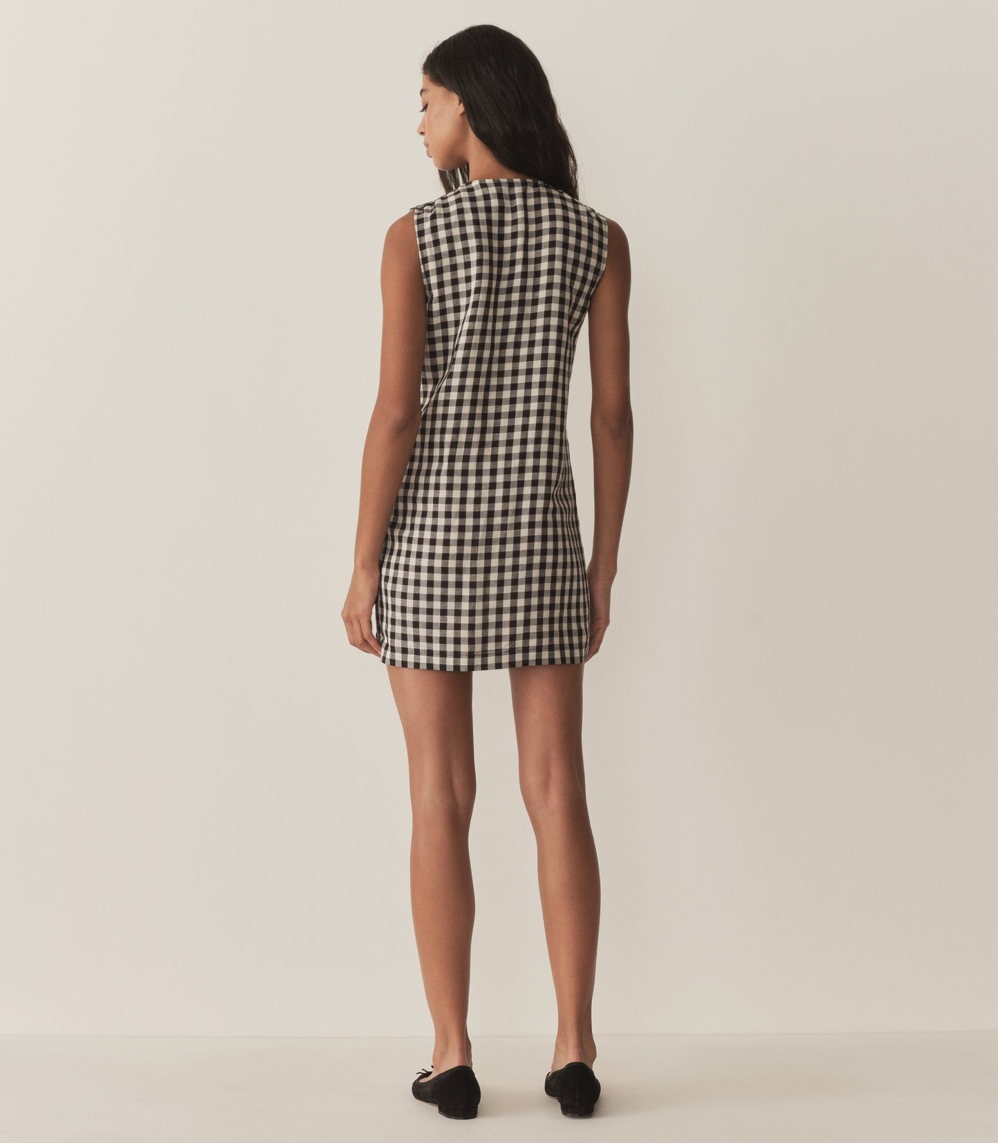 DÔEN Women Coralie Dress - Black Marilyn Gingham