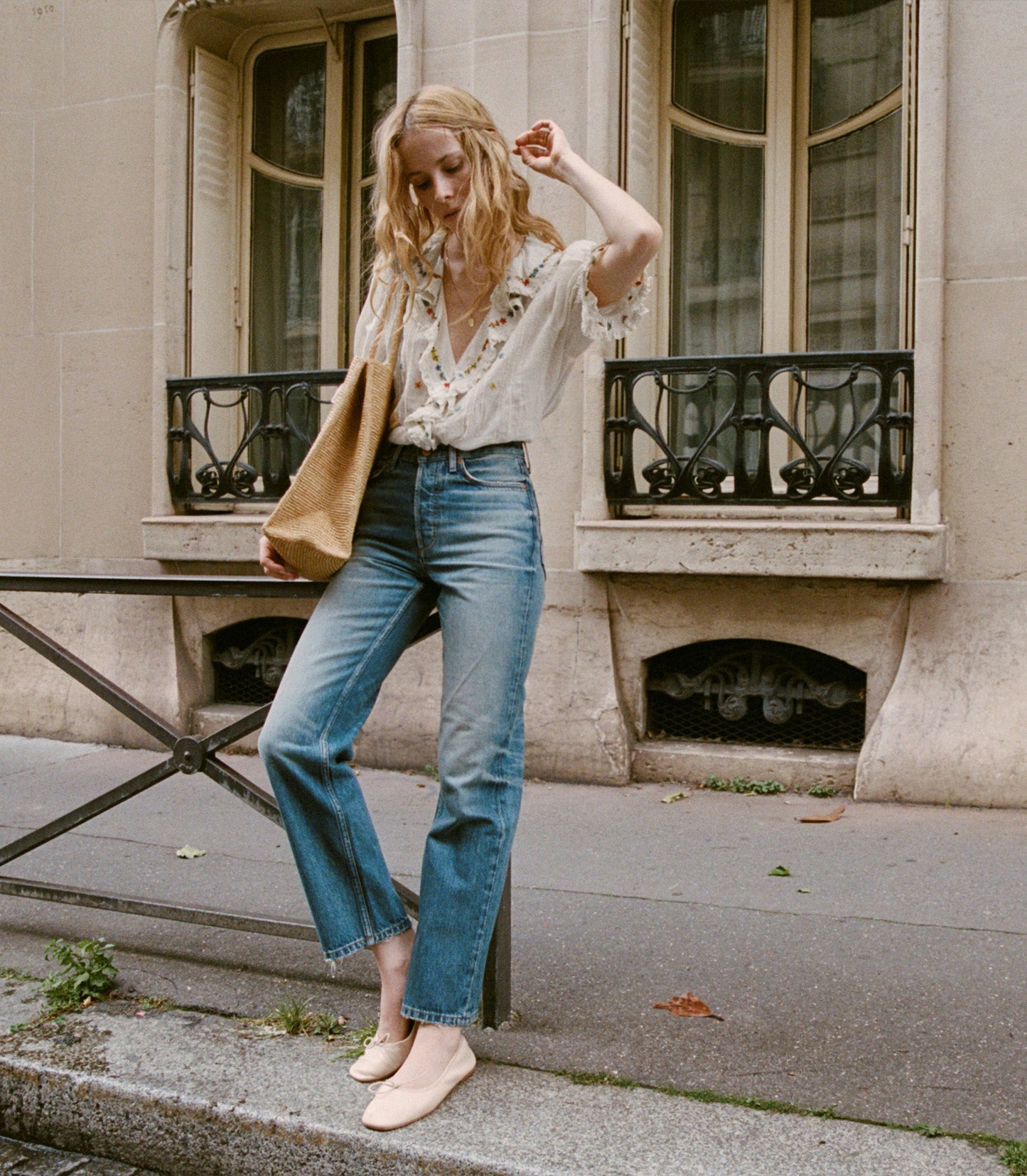 DÔEN Women Hettie Top - Sea Salt