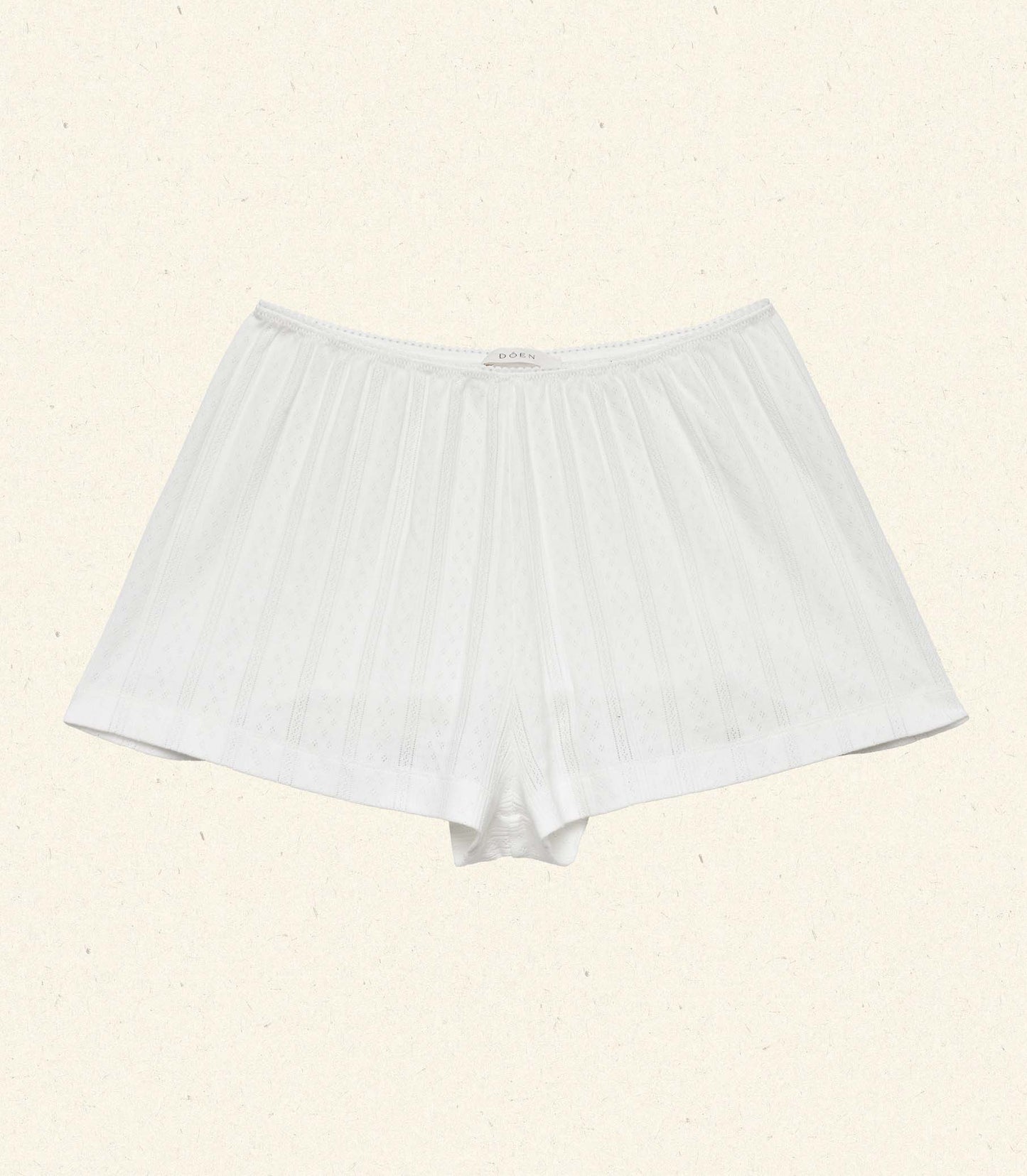 DÔEN Women Loren Pointelle Short - Salt