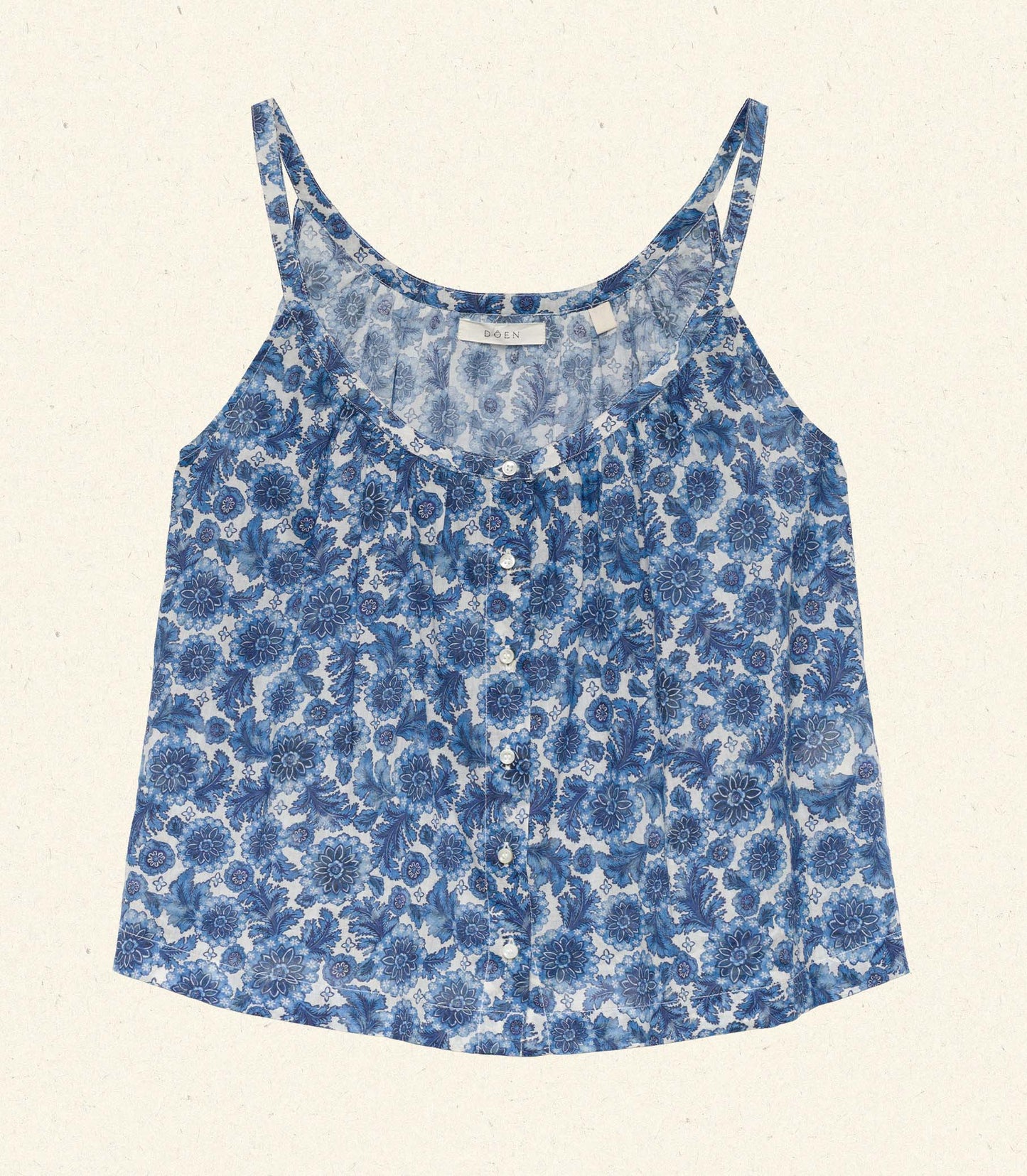 DÔEN Women Nalina Top - Bleu Soleil Fleurit