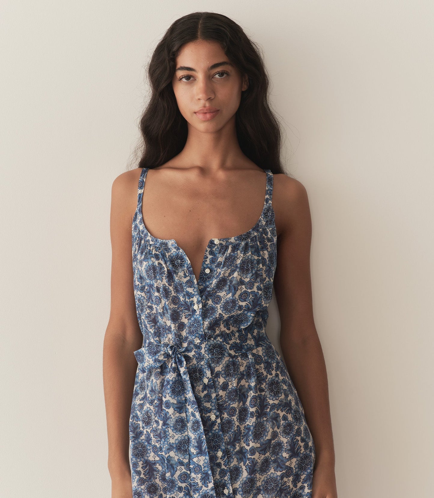 DÔEN Women Nevita Dress - Bleu Soleil Fleurit