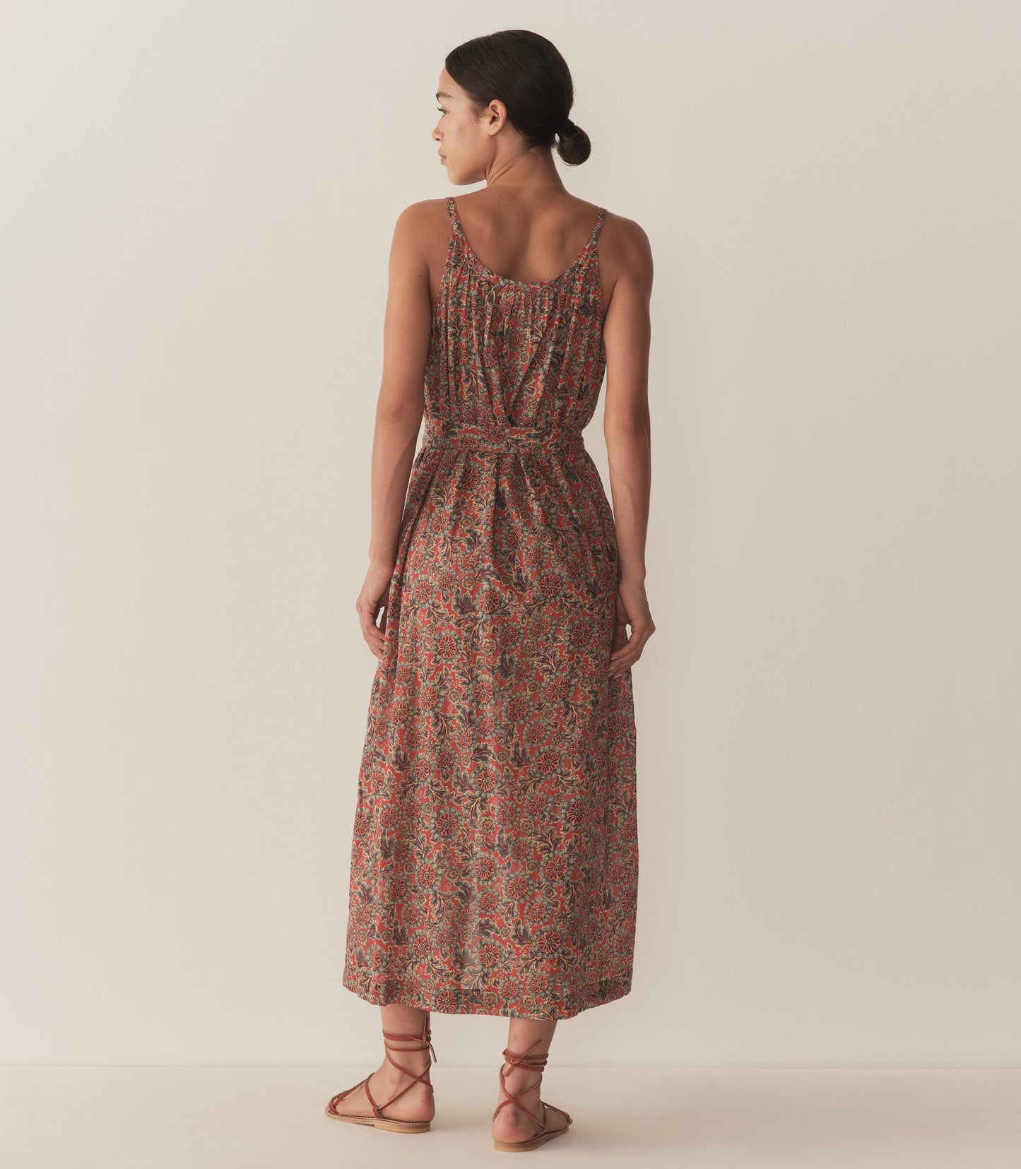 DÔEN Women Nevita Dress - L'Orange Soleil Fleurit