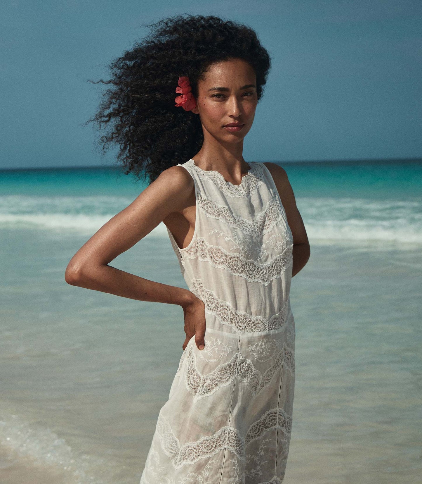 DÔEN Women Evanora Dress - Salt