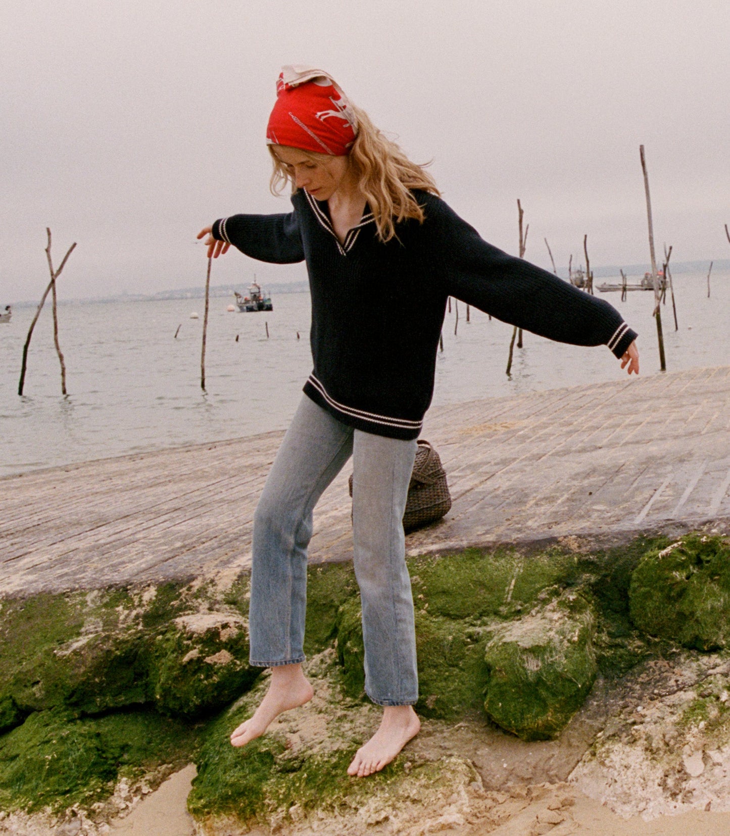DÔEN Women Voyage Sweater - Deep Navy