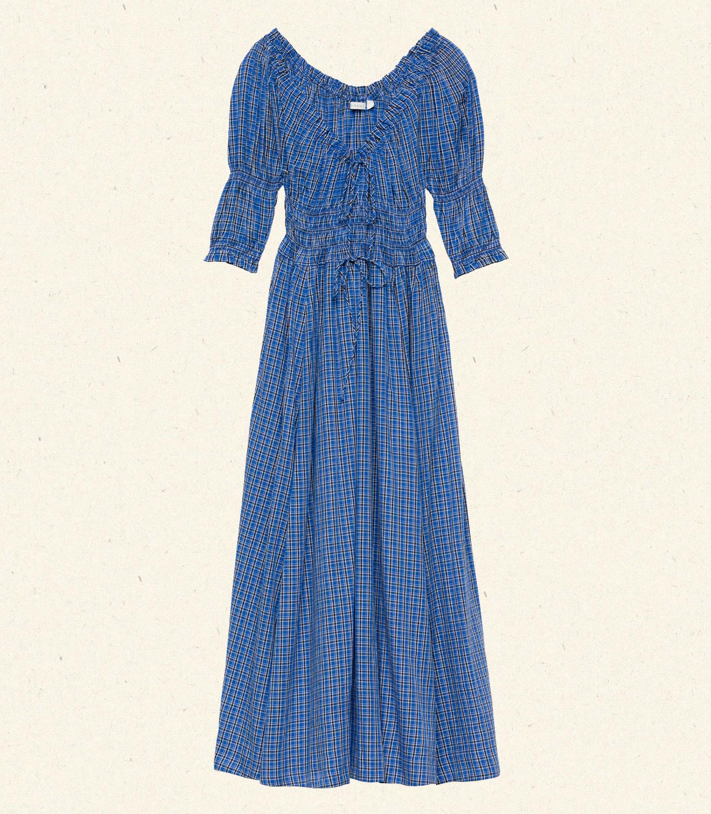 DÔEN Women Ischia Dress - Cassis Check