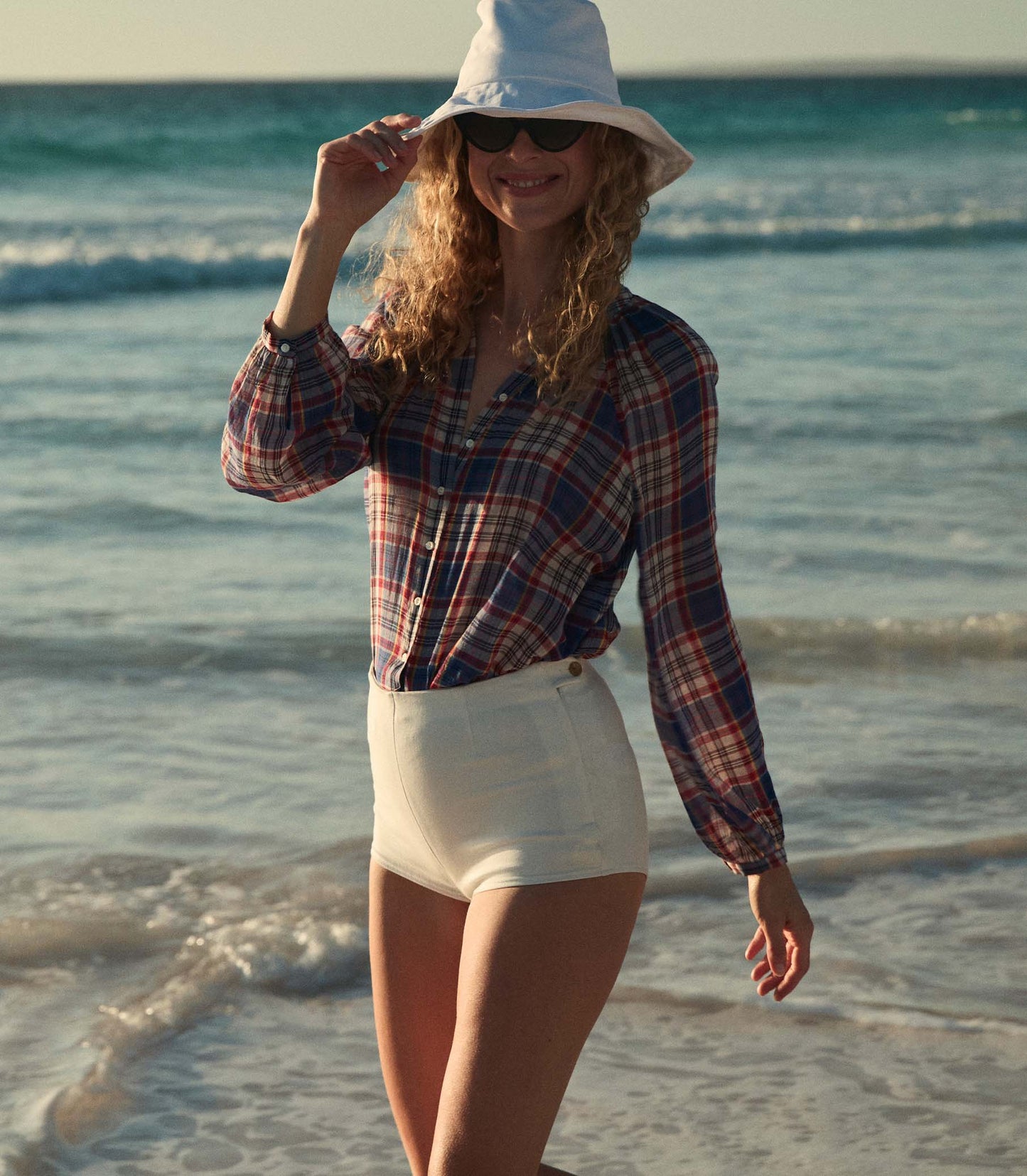 DÔEN Women Lula Short - Salt