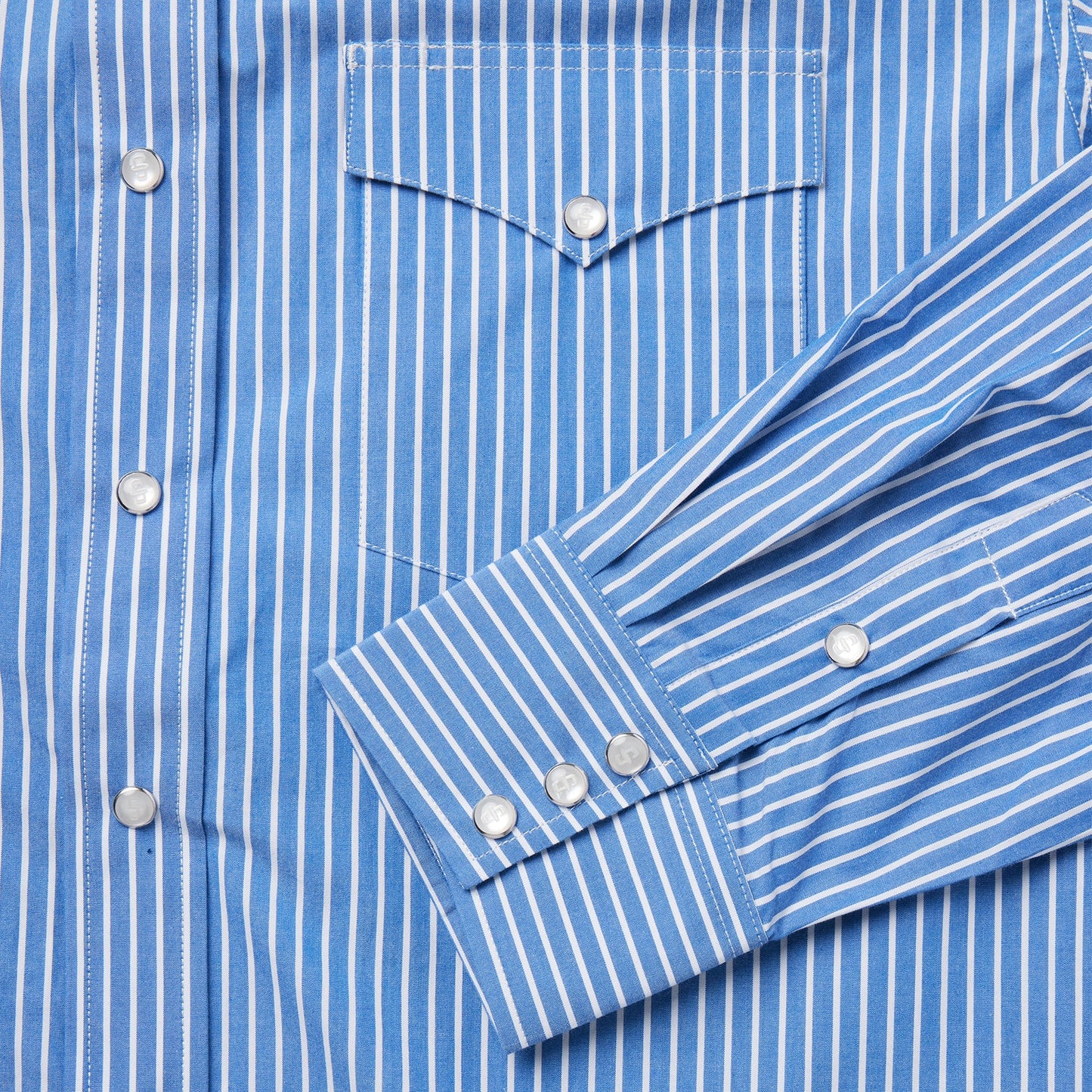 Stetson Blue Western Stripe Shirt