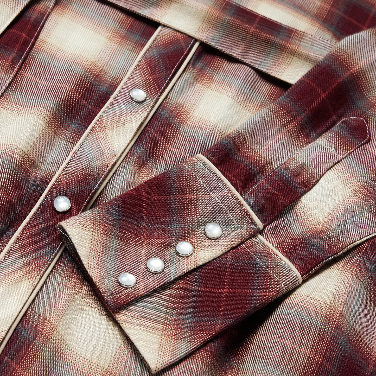Stetson Black Cherry Plaid Shirt Dress