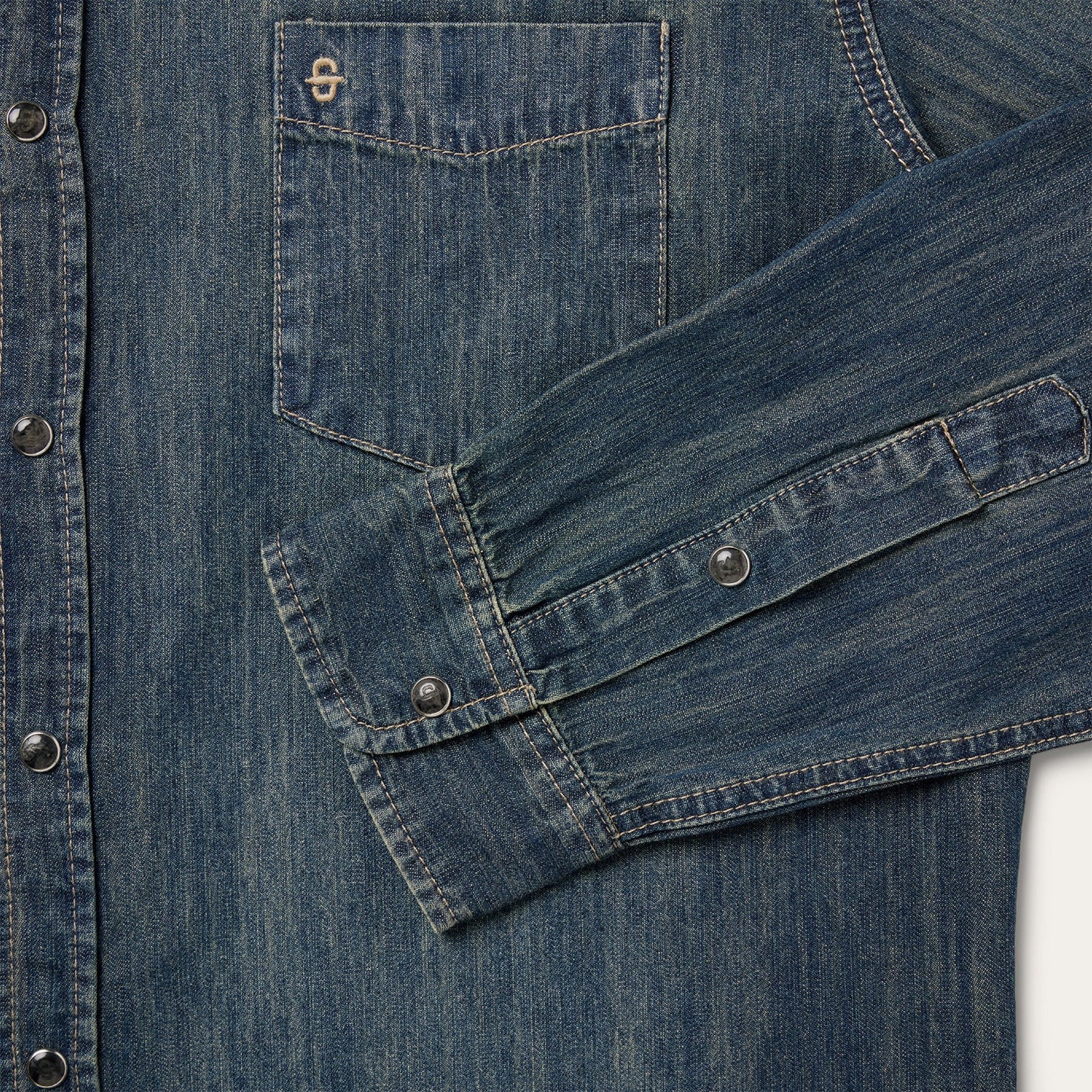 Stetson Dark Denim Western Shirt