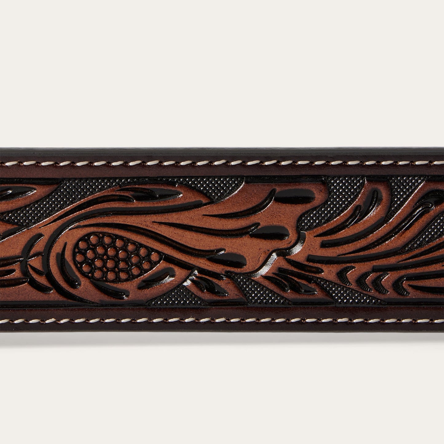 Stetson Tooled Belt