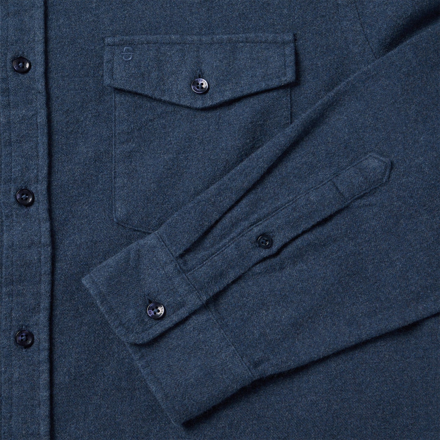 Stetson Heathered Flannel Button-Down Shirt
