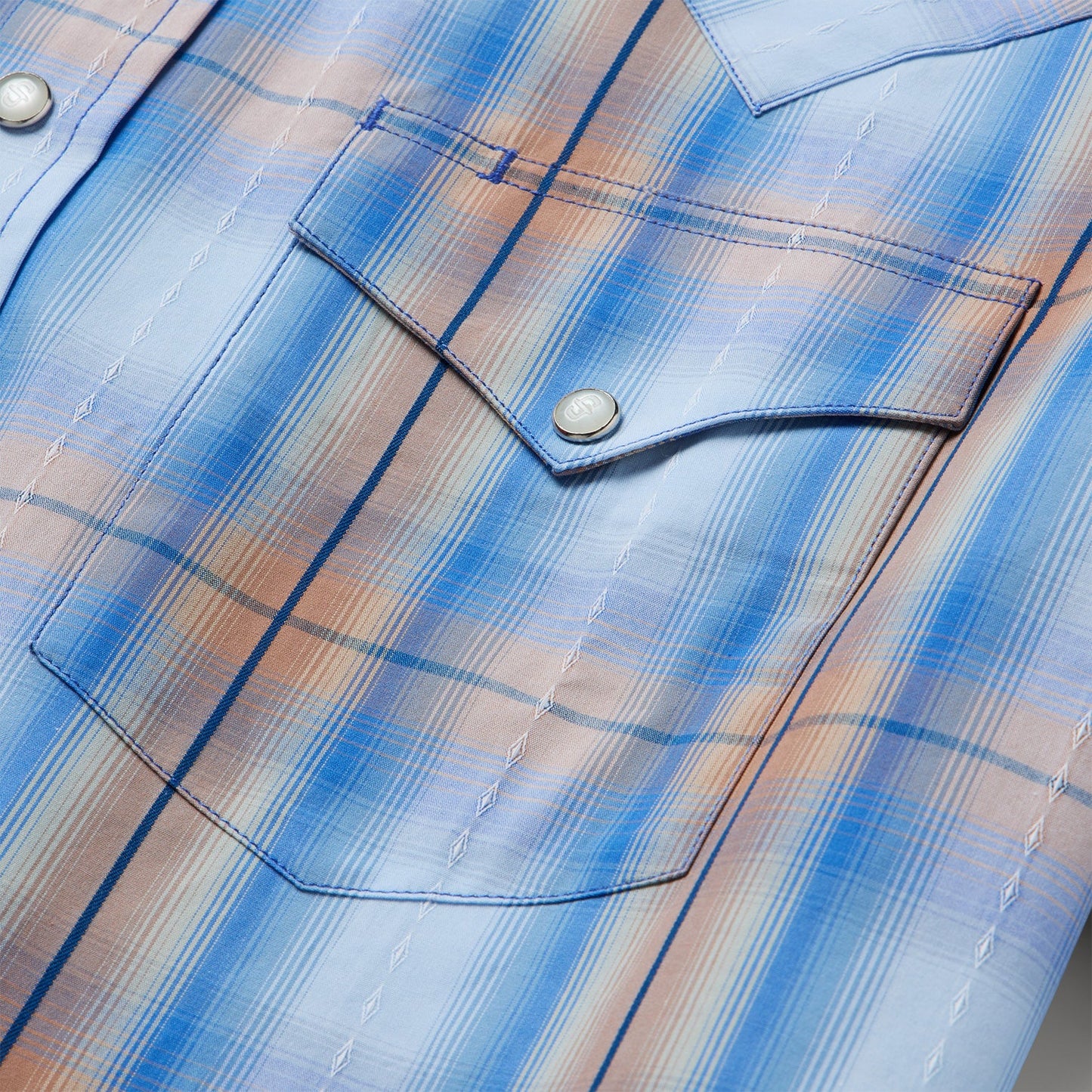 Stetson Sunrise Plaid Short-Sleeve Western Shirt