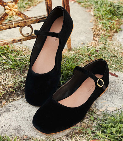 DÔEN Women Mary Jane Slipper - Black
