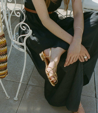 DÔEN Women Corsica Sandal - Brass