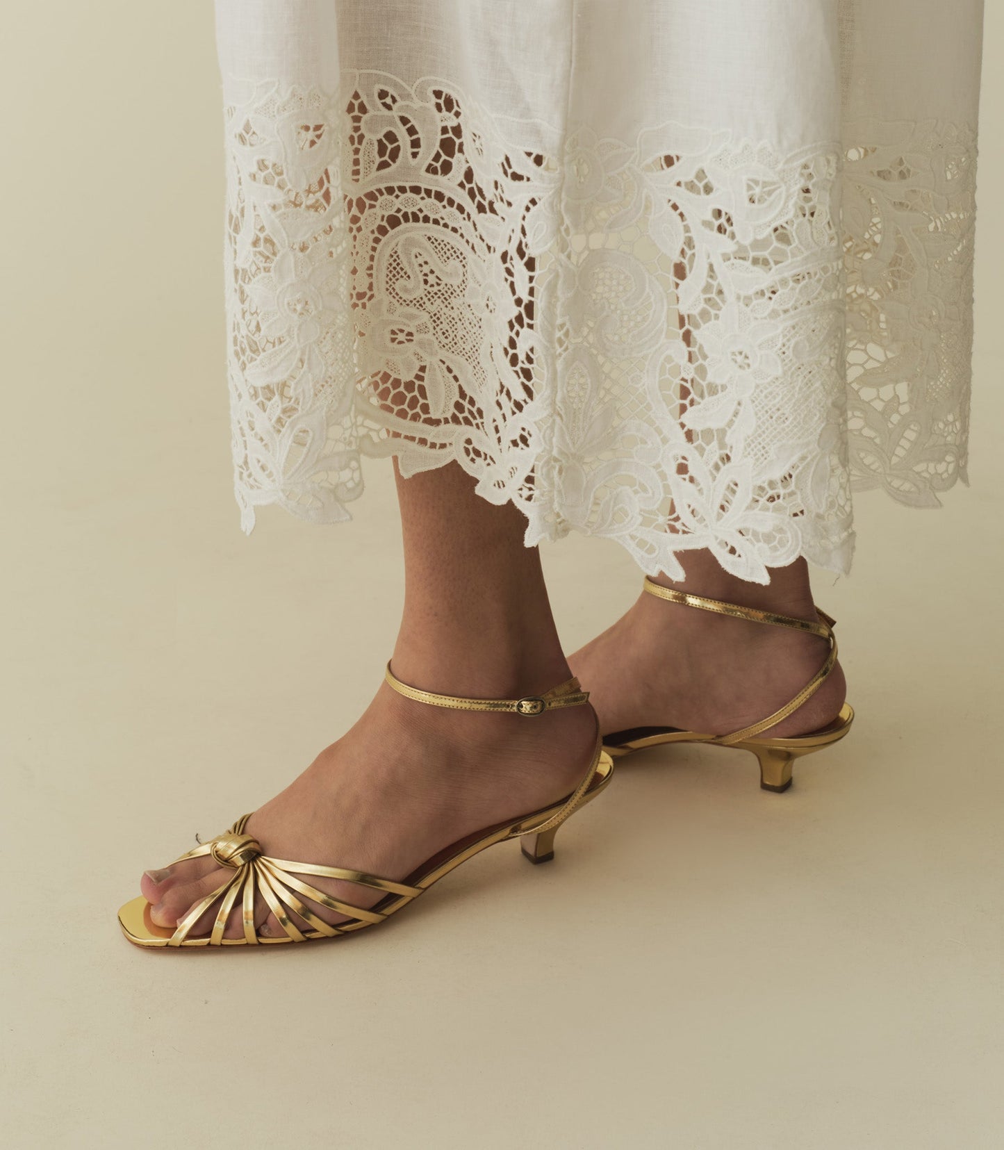 DÔEN Women Hepburn Heel - Gold