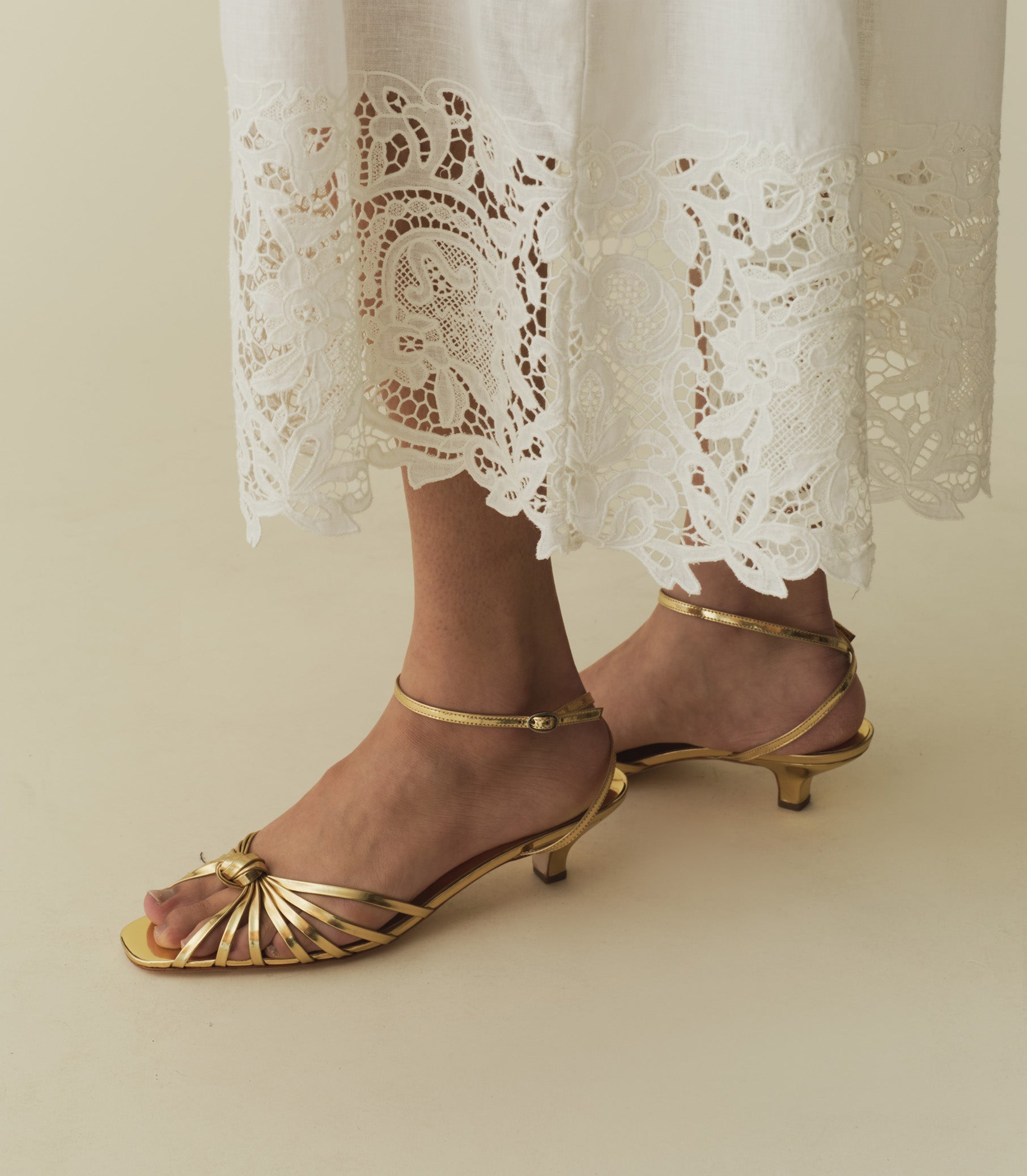 DÔEN Women Hepburn Heel - Gold
