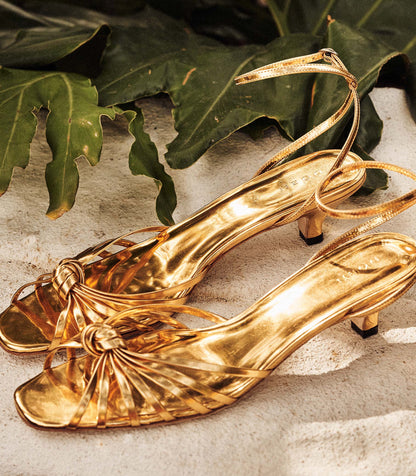 DÔEN Women Hepburn Heel - Gold