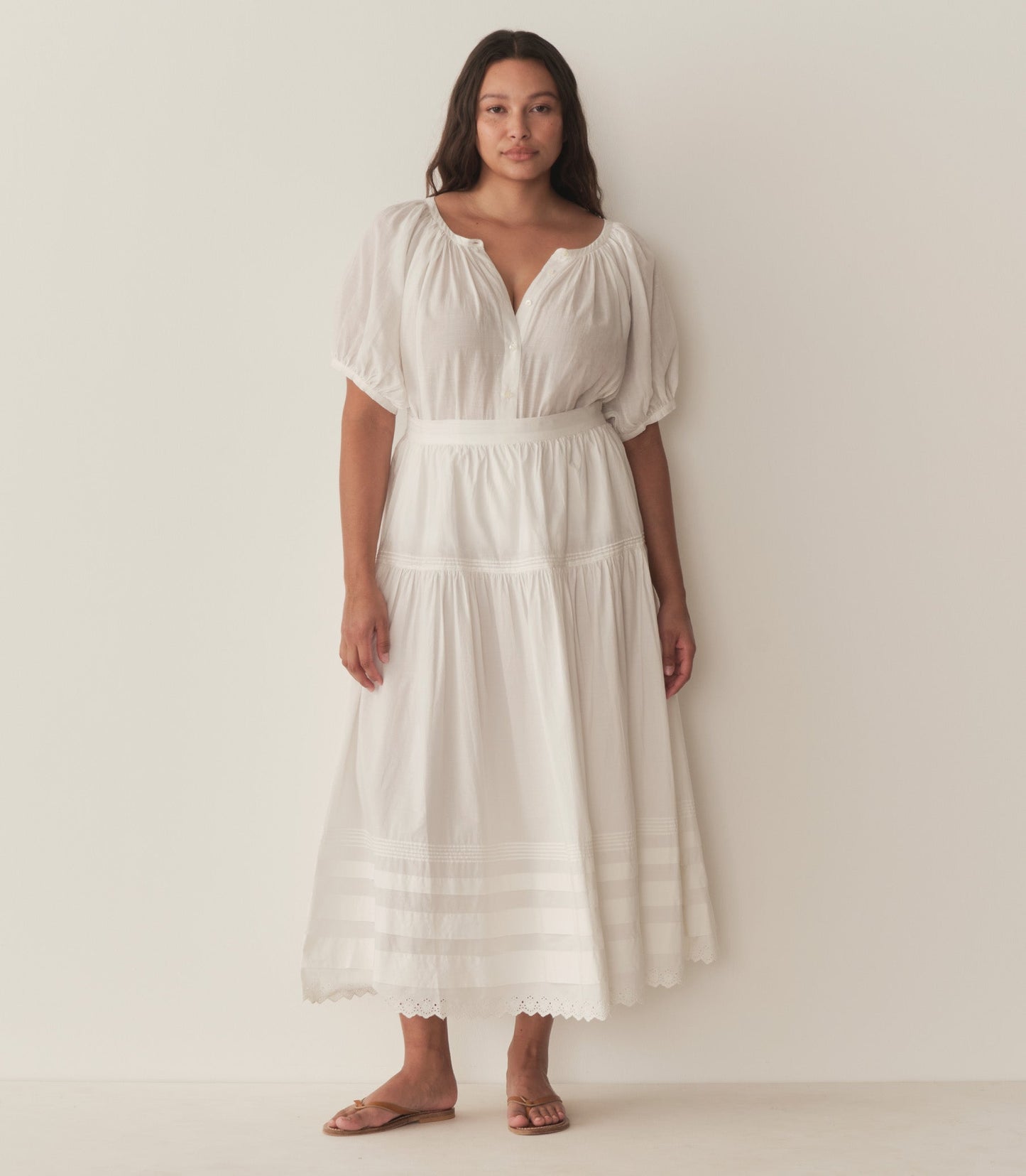 DÔEN Women Sebastiane Skirt - Powder
