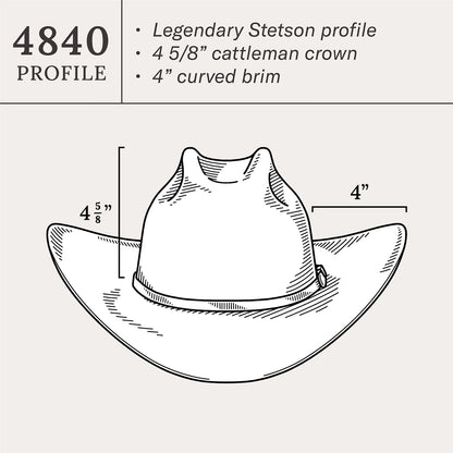 Stetson El Patron 48 Premier 30X Cowboy Hat