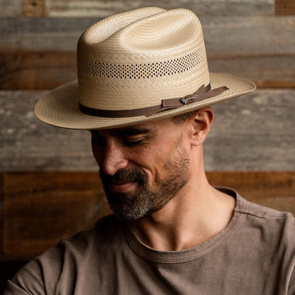 Stetson Open Road 10X Straw Cowboy Hat