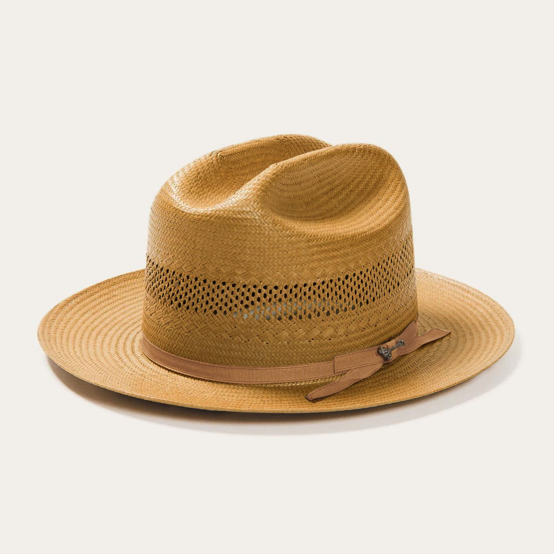 Stetson Open Road Vented Straw Cowboy Hat
