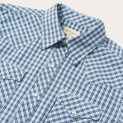 Stetson Modern Snap Front Shirt in Mini Check
