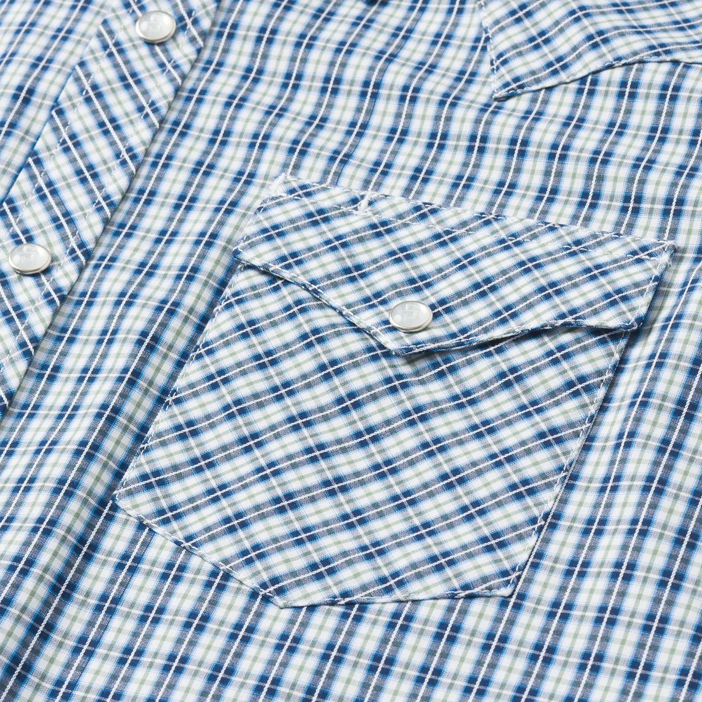 Stetson Modern Snap Front Shirt in Mini Check