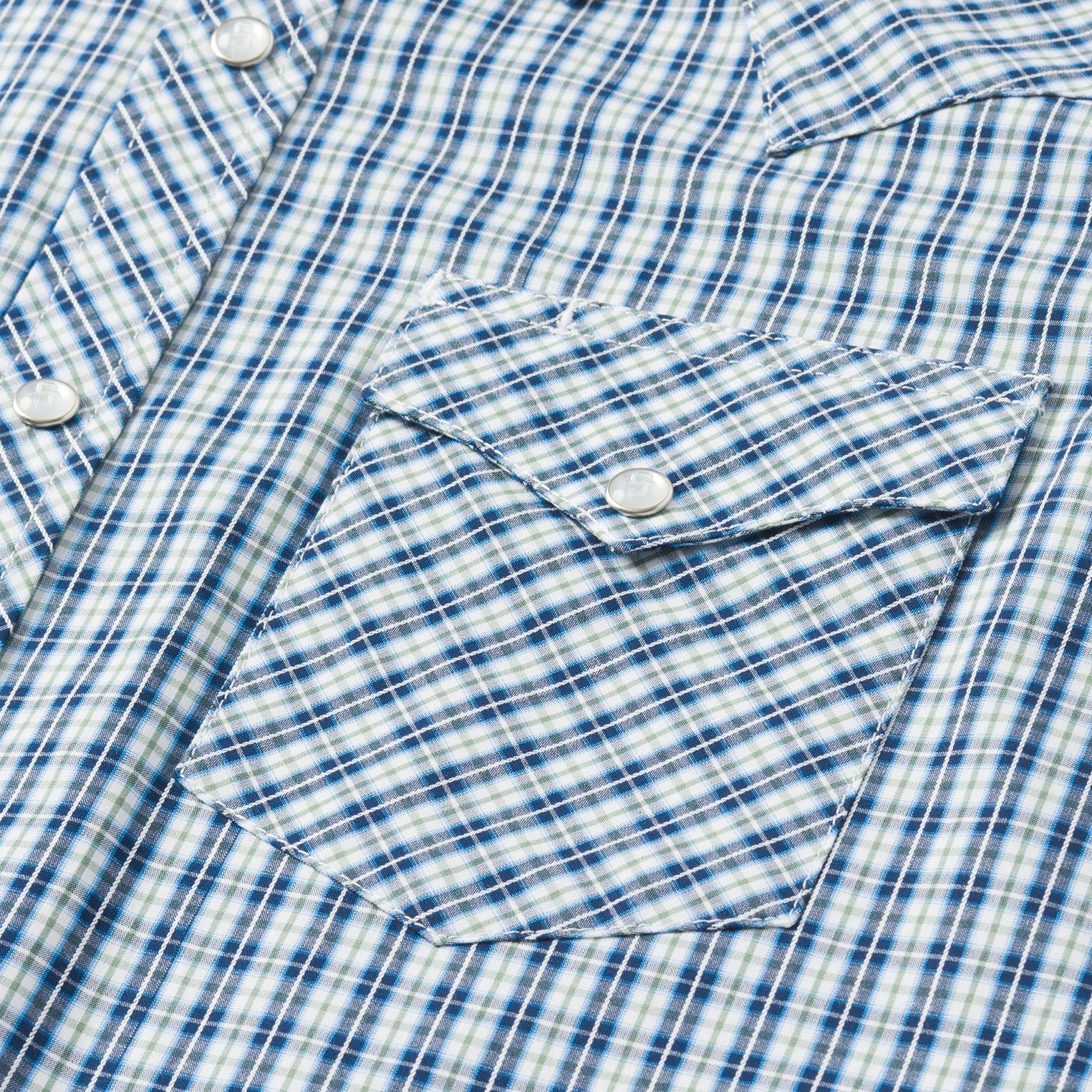 Stetson Modern Snap Front Shirt in Mini Check