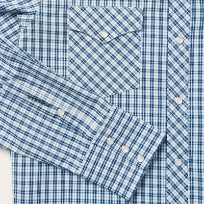 Stetson Modern Snap Front Shirt in Mini Check