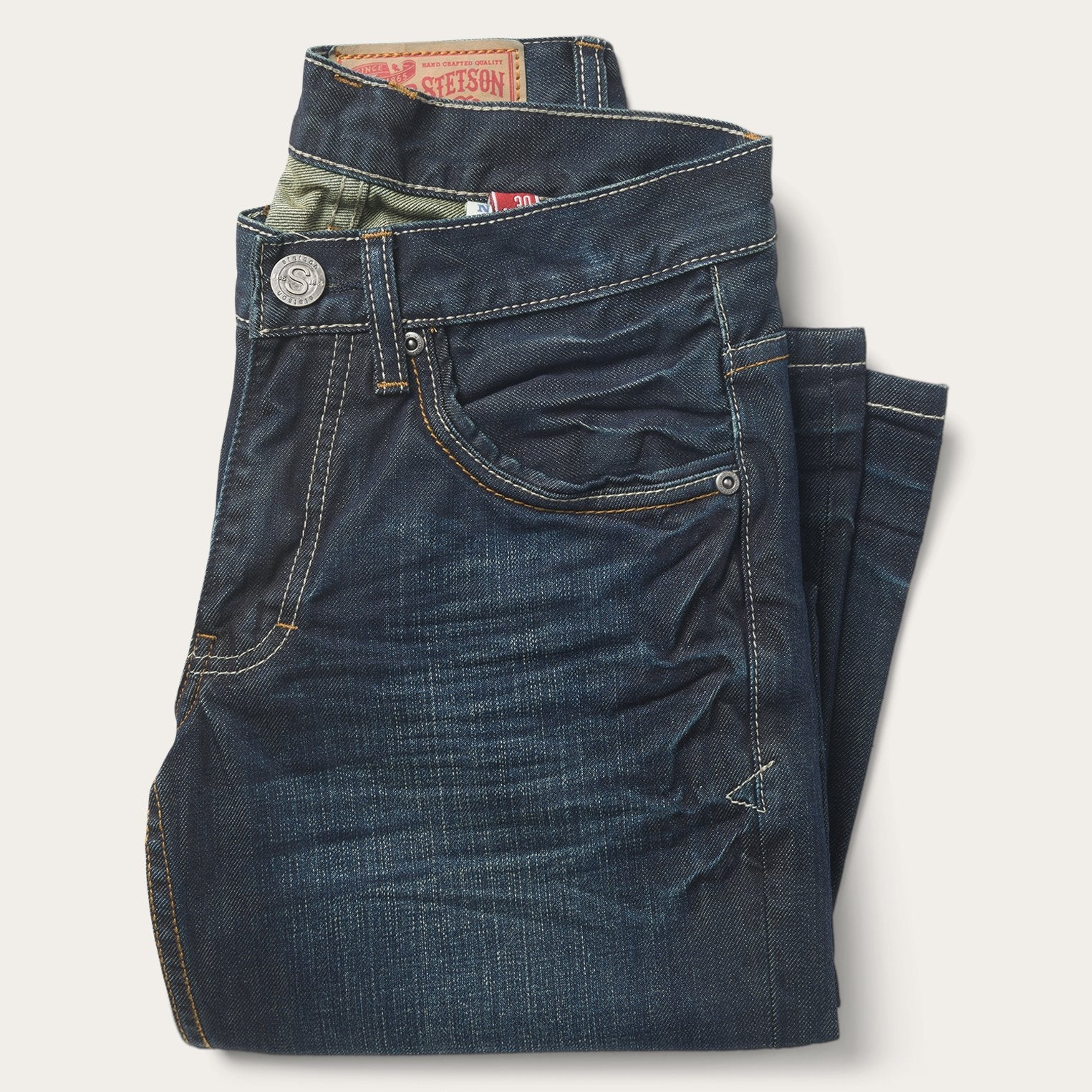 Stetson 1312 Fit Jeans With a Pieced Back Pocket