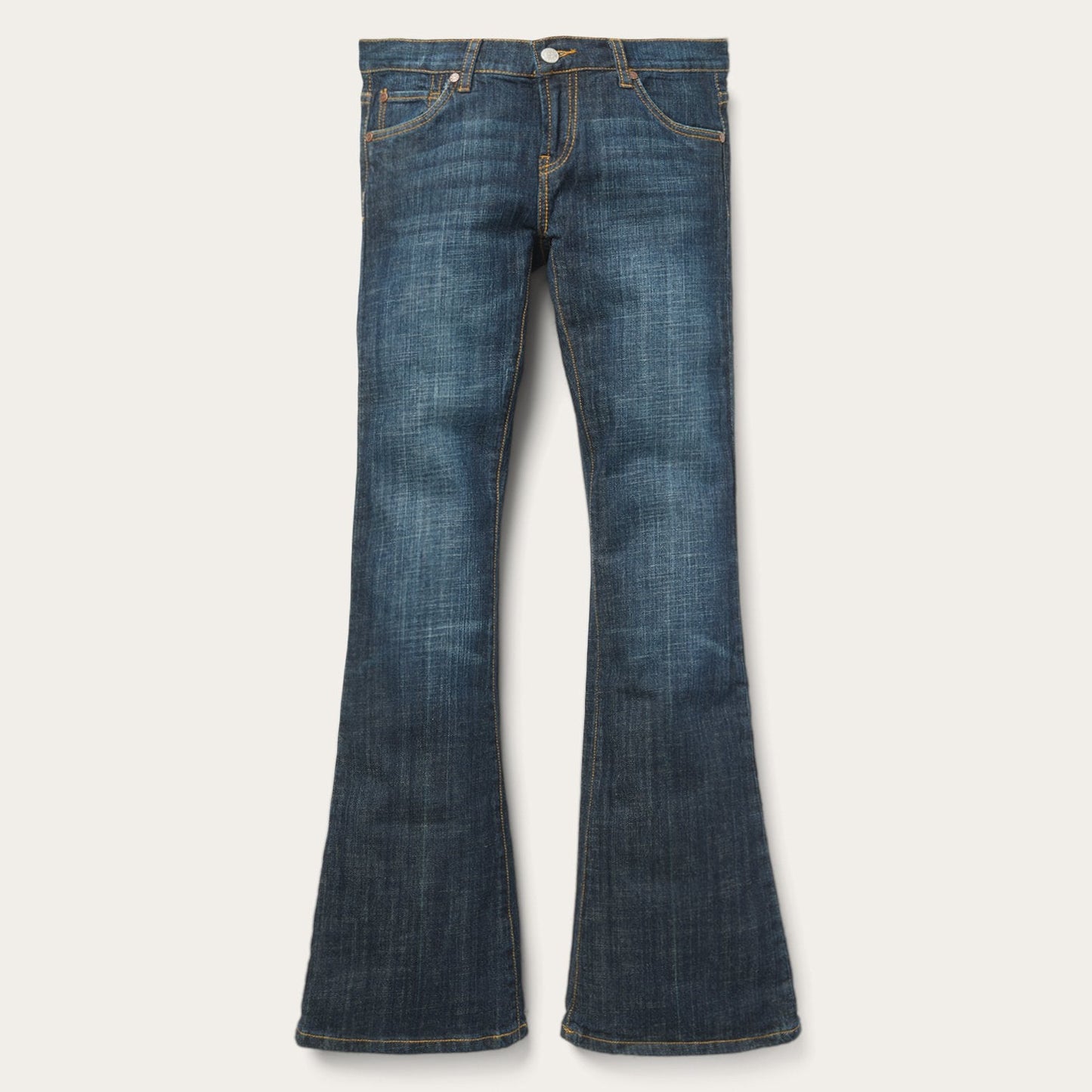 Stetson 816 Classic Boot Cut Jeans In Dark Wash