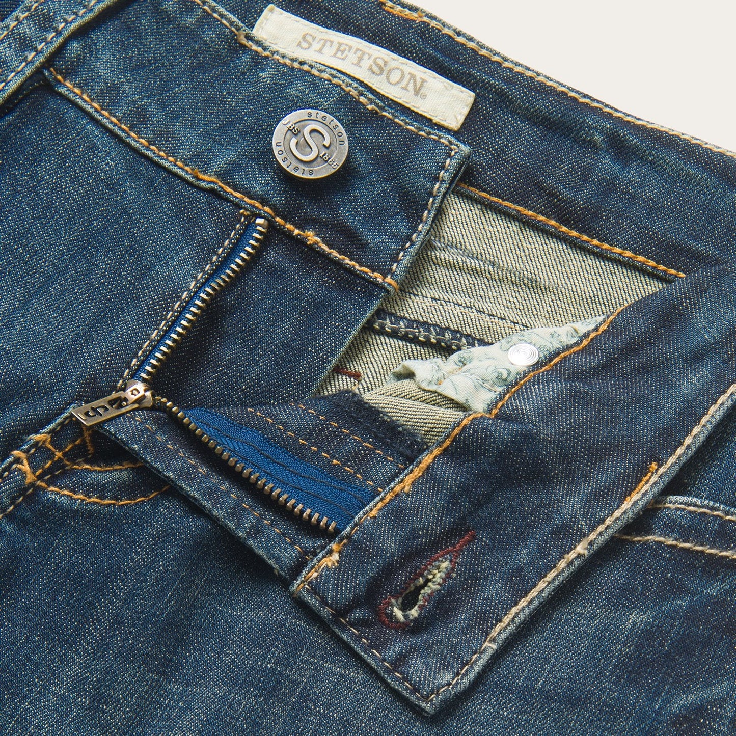 Stetson 214 City Trouser Jeans In Medium Wash
