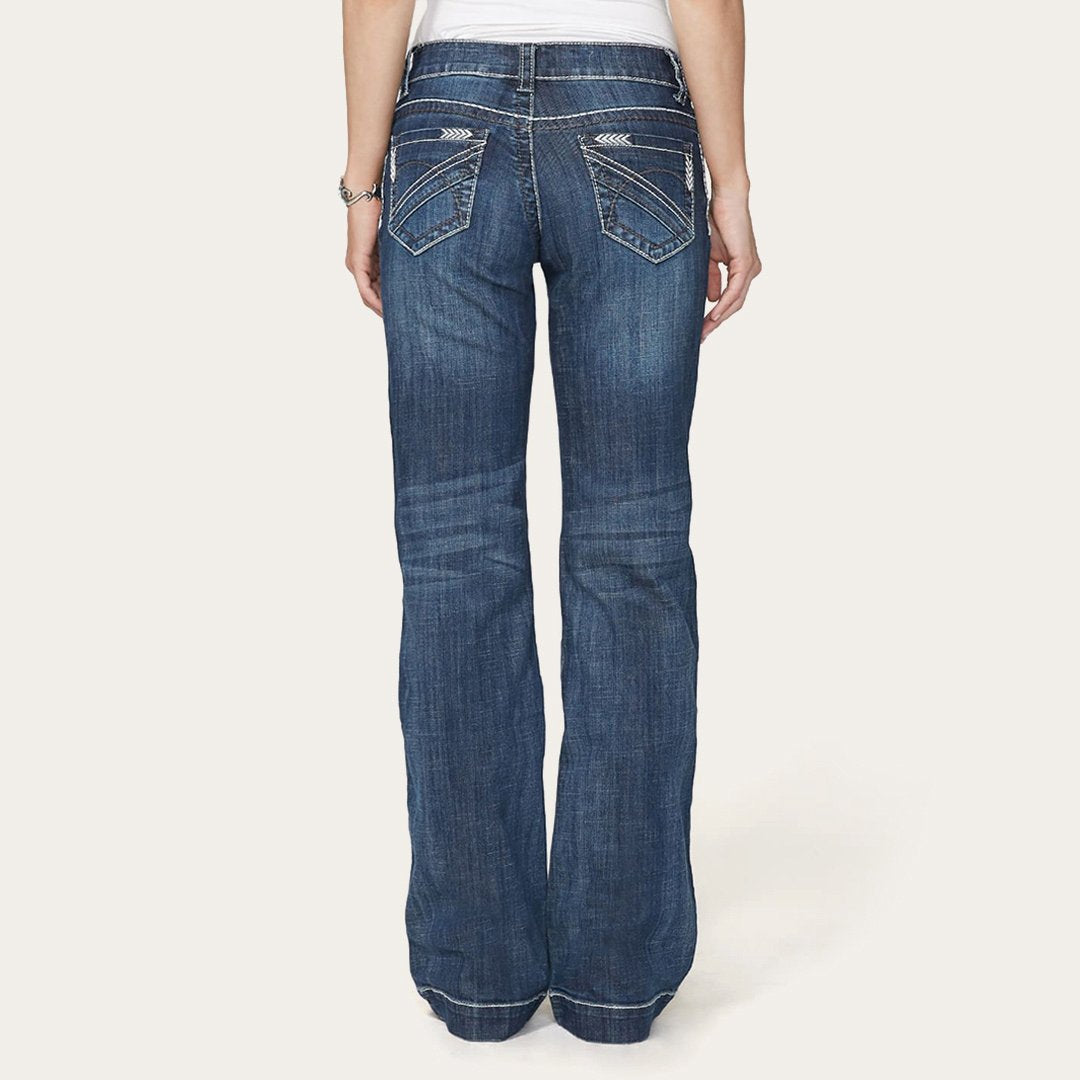 Stetson 214 City Trouser Jeans With Chevron Back Pocket