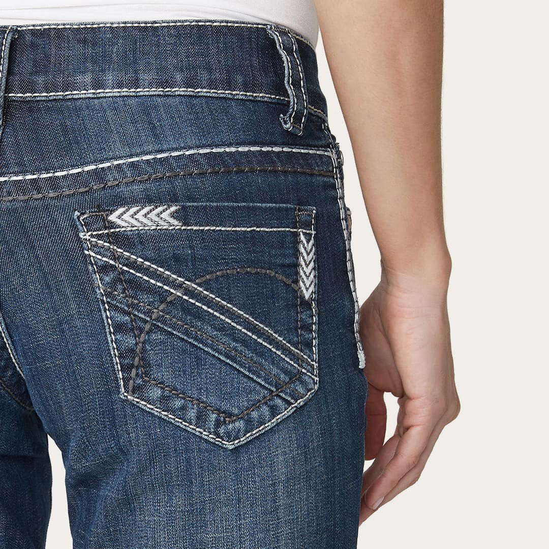 Stetson 214 City Trouser Jeans With Chevron Back Pocket
