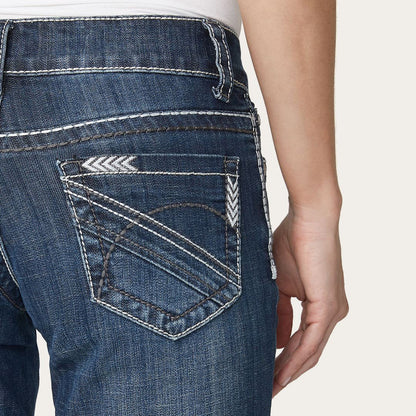 Stetson 214 City Trouser Jeans With Chevron Back Pocket
