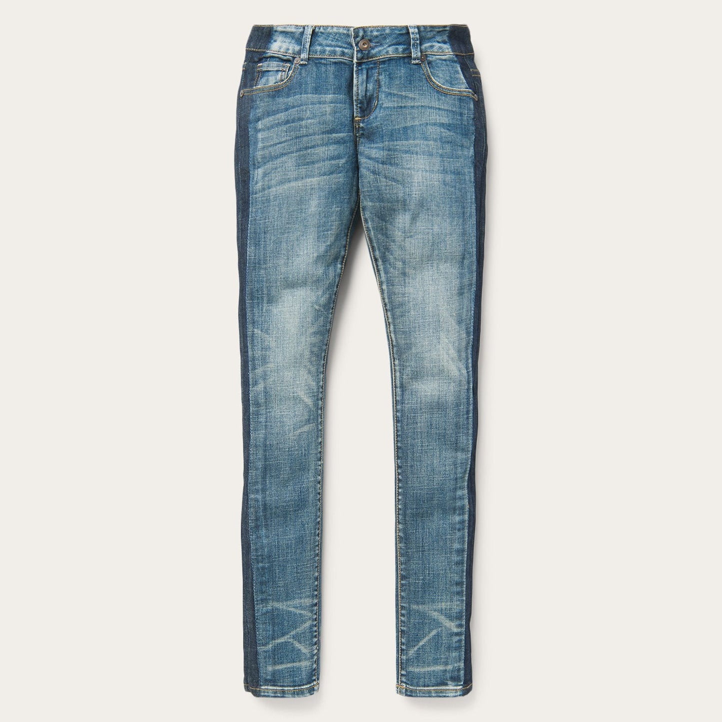 Stetson Skinny Fit Stripe Leg Jean
