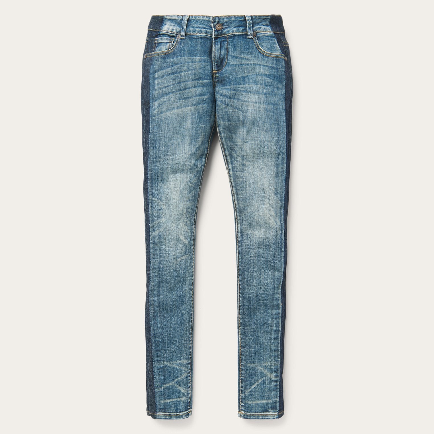 Stetson Skinny Fit Stripe Leg Jean