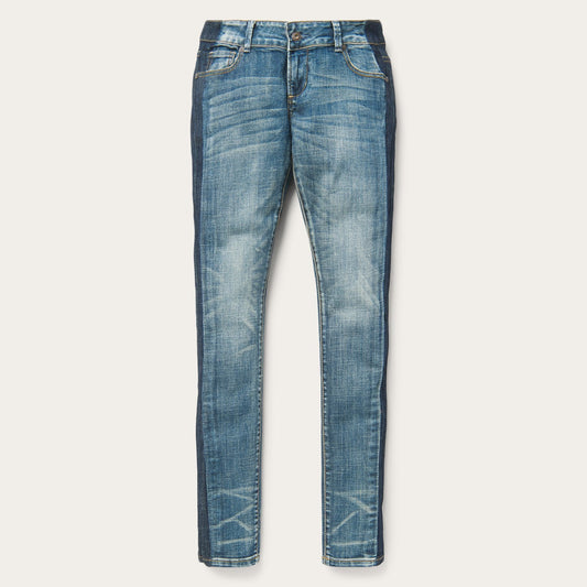 Stetson Skinny Fit Stripe Leg Jean