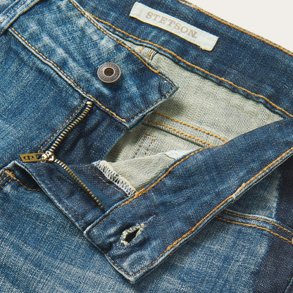 Stetson Skinny Fit Stripe Leg Jean