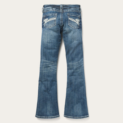 Stetson 816 Fit Jeans With White "S" Back Pocket